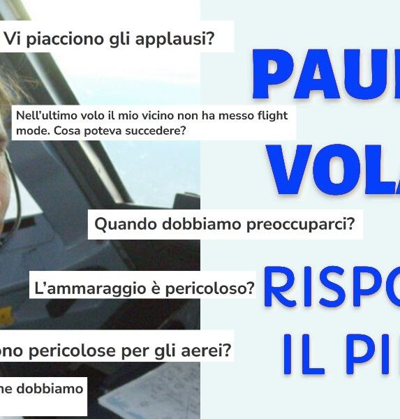 Paura di volare risponde il pilota